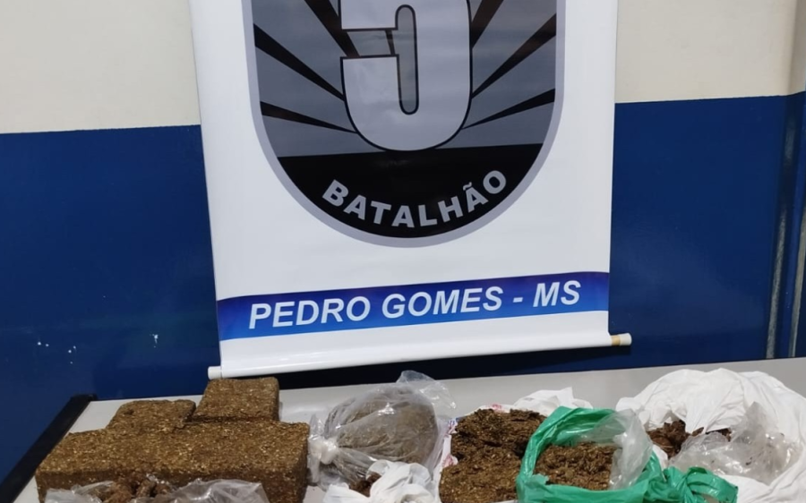 Polícia Militar prende dois autores de tráfico de drogas em Pedro Gomes
