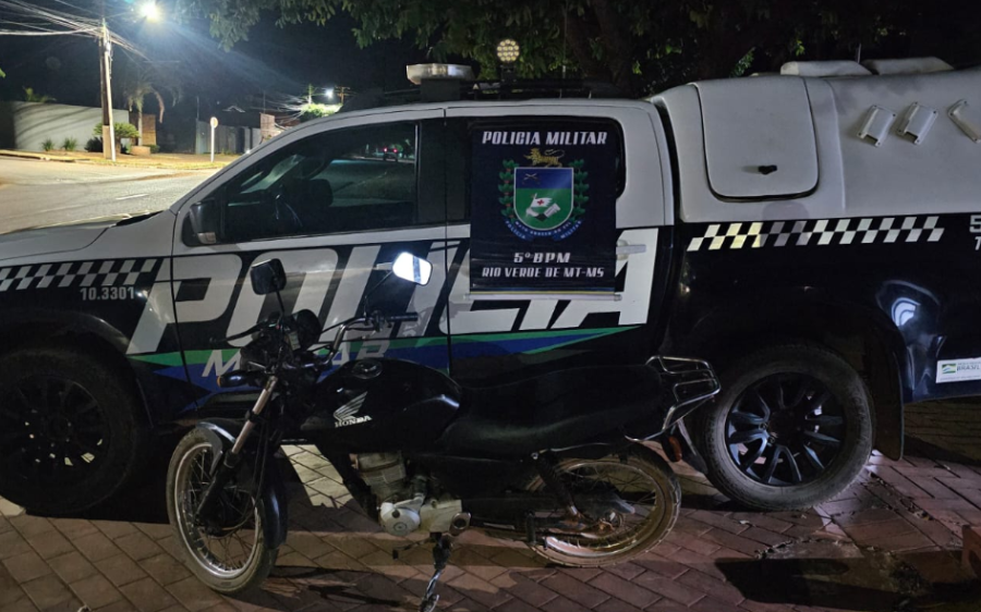 Polícia Militar prende homem por receptação e recupera motocicleta em Rio Verde
