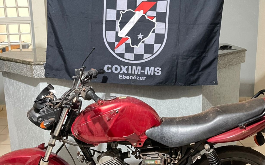 Colaboração em Grupo de WhatsApp Leva à Recuperação de Moto Furtada em Coxim