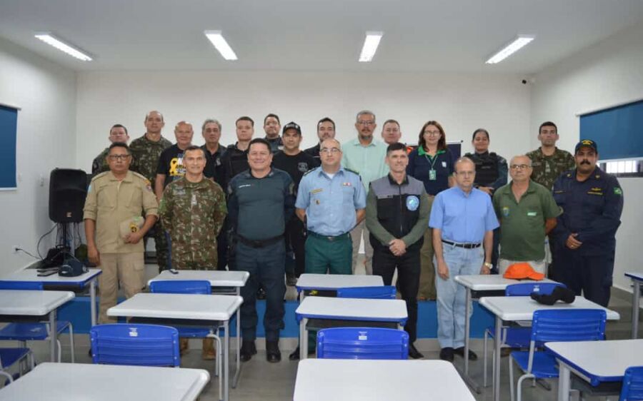 Reunião em Coxim reúne forças de segurança para discutir ações integradas em áreas de fronteira MS