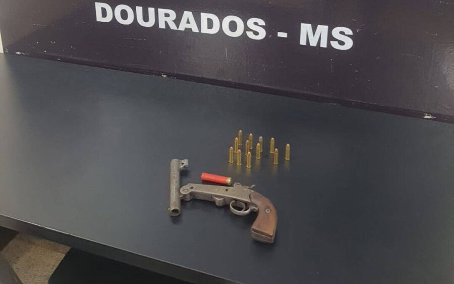 Homem é preso em Dourados por posse de arma e munições durante operação da Polícia Civil
