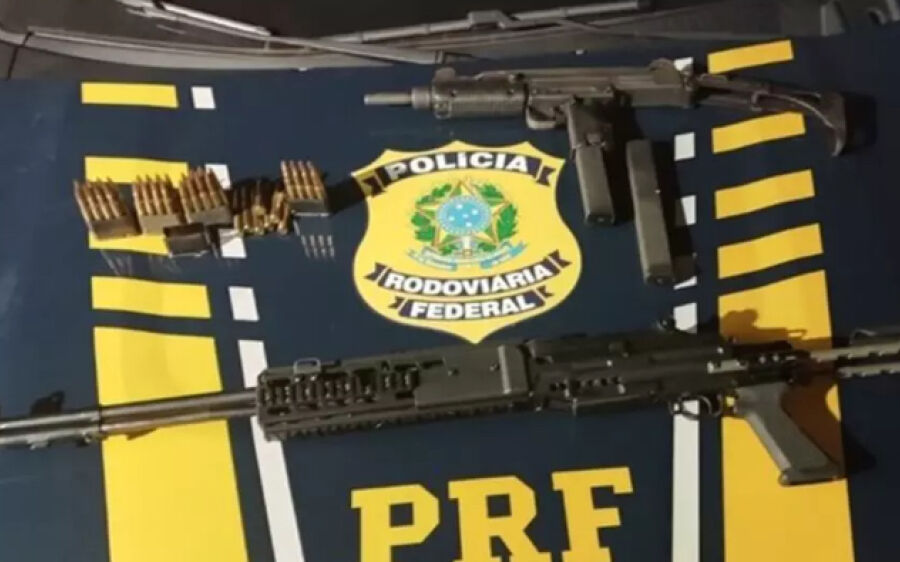 2,5 toneladas de maconha e armas são apreendidas em MS