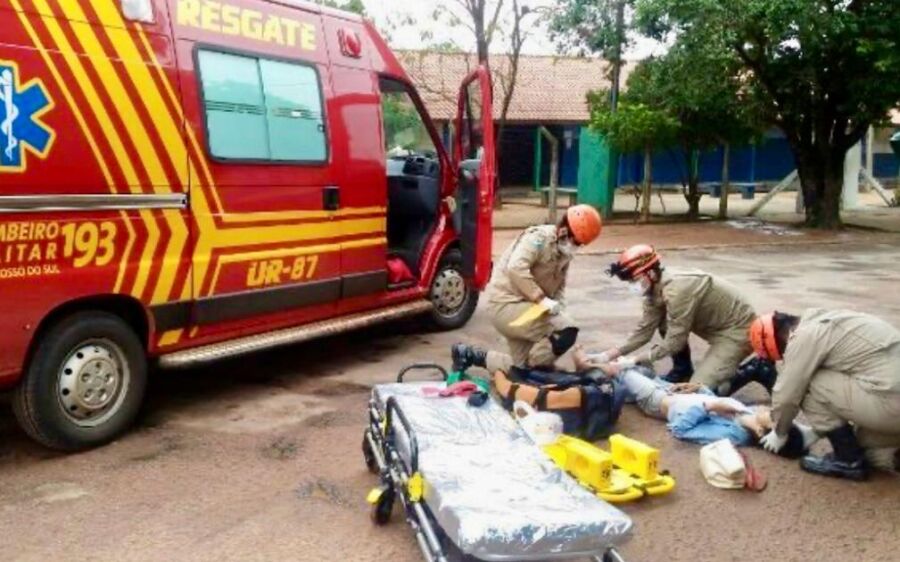 Mais um acidente em Coxim nas primeiras horas desta sexta-feira (03)