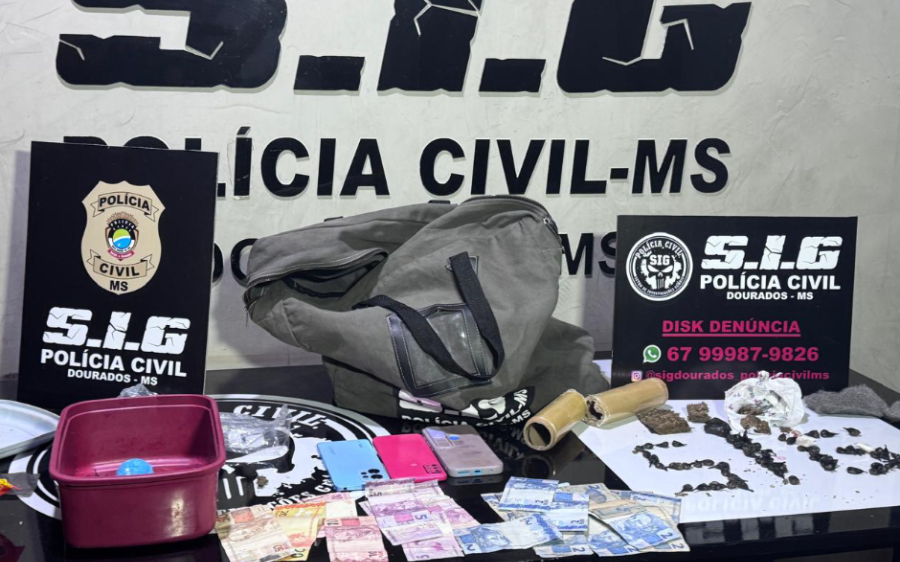 Polícia Civil prende mulher e apreende filho adolescente por tráfico de drogas em Dourados
