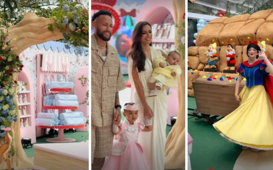Mavie ganha festa de aniversário antecipada