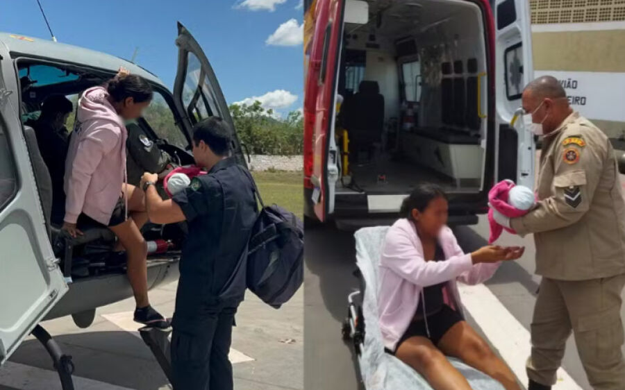 Pai realiza parto por telefone antes de resgate aéreo em área de difícil acesso do Pantanal
