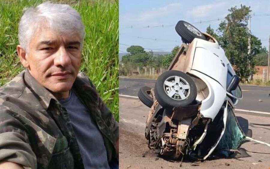 Colisão entre carro e carreta deixa motorista morto na BR-163 em Coxim