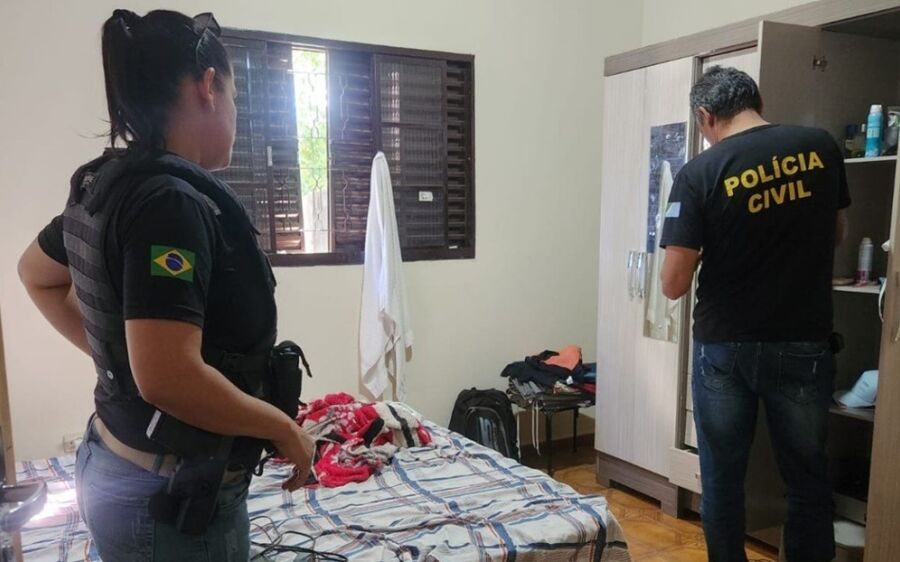 Casal é alvo de operação em Coxim por envolvimento em crime de divulgação de conteúdo sexual ilegal