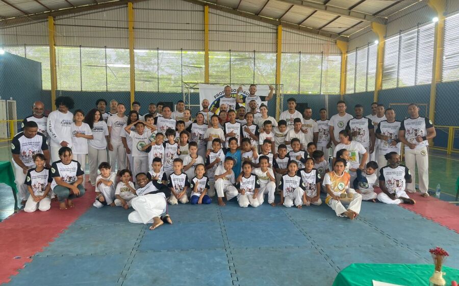 Mestre de Coxim representa cidade em grande evento de capoeira em Chapadão do Sul