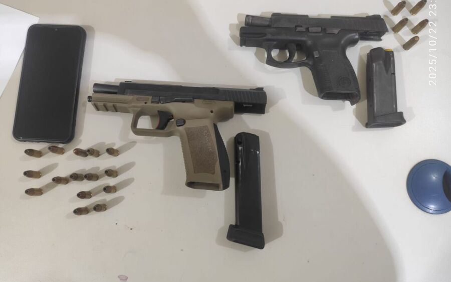 Polícia Civil prende trio em flagrante por negociação de armas em Coxim
