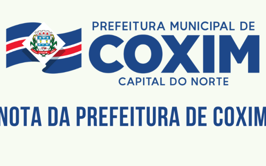 Nota Oficial da Prefeitura de Coxim sobre o acidente evolvendo ônibus escolar
