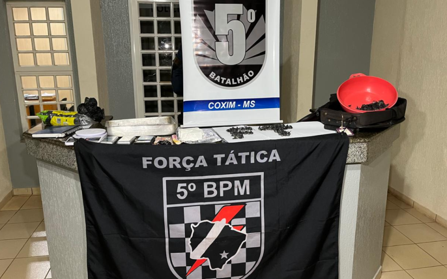 Operação surpresa desmantela esquema de drogas e resulta na prisão de três militares em Coxim