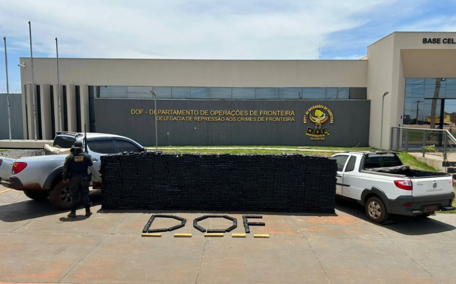 DOF apreende maconha avaliada em R$ 4,5 milhões em ação na MS-164
