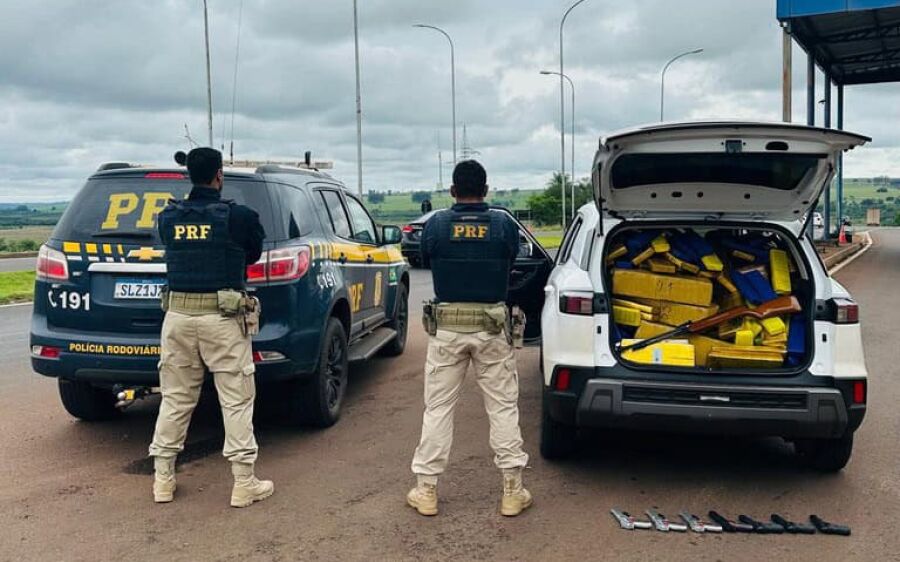 Polícia apreende mais de uma tonelada de maconha e recupera veículo roubado na BR-163
