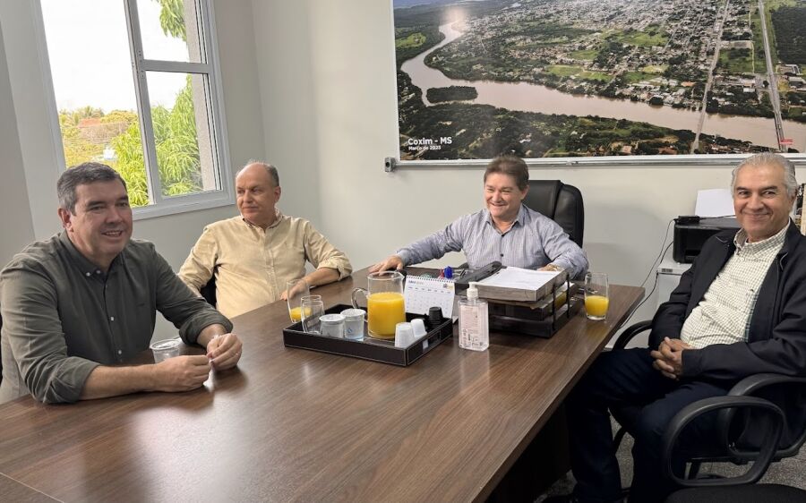 Governador Riedel visita Coxim hoje, sexta-feira (7) para entrega de obras 