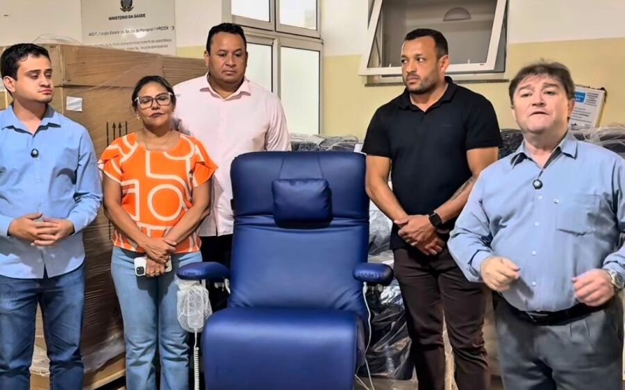 Coxim recebe 10 novas cadeiras de hemodiálise e amplia atendimento no Hospital Regional