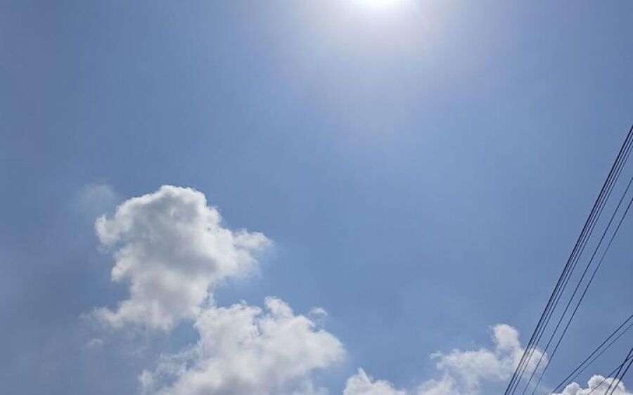 Coxim enfrenta calor intenso e alerta de tempestades nesta terça-feira (11)