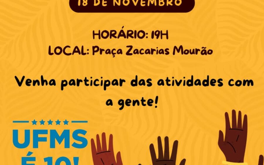 Sarau da Consciência Negra convida a comunidade para noite de arte, cultura e resistência em Coxim