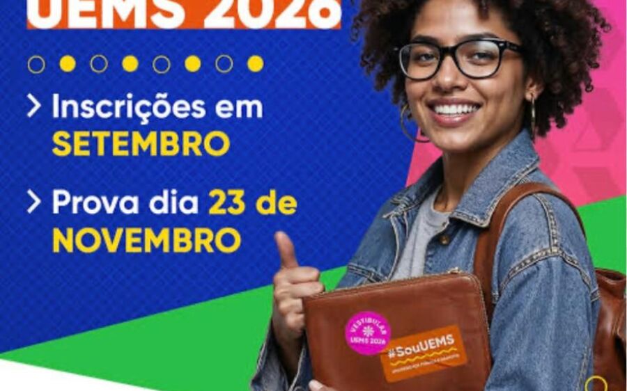 UEMS divulga locais de prova do Vestibular 2026; candidatos já podem consultar orientações