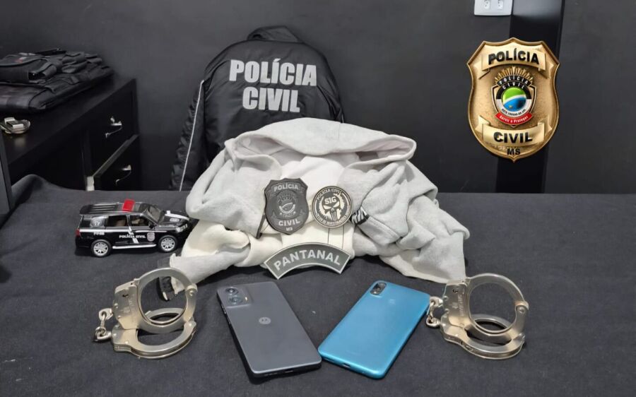 Polícia Civil esclarece furto qualificados e recupera celulares em Costa Rica
