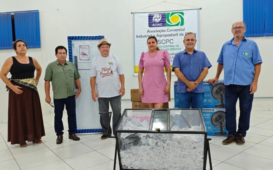 Associação Comercial de Coxim anuncia os ganhadores da Campanha Natal Premiado 2025