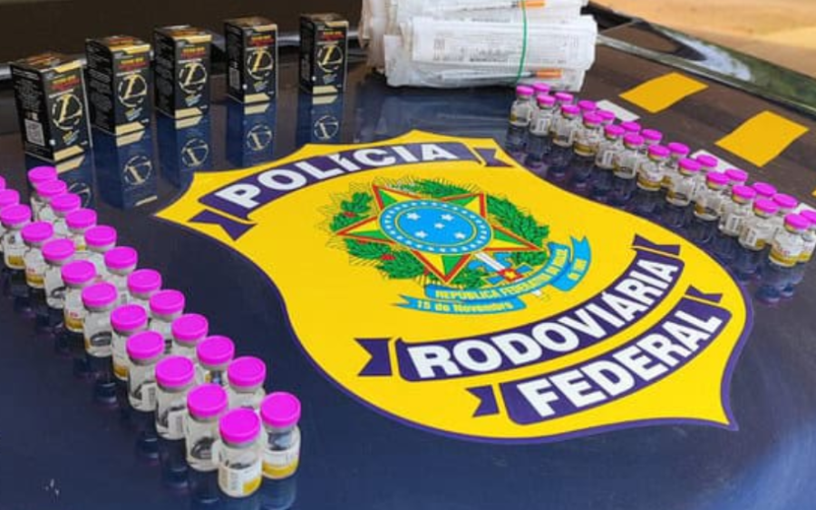 PRF apreende carga de medicamentos durante fiscalização na BR-262
