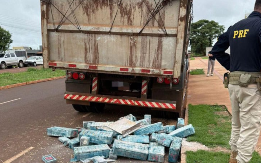 PRF apreende 340 kg de cocaína em dois flagrantes na fronteira com o Paraguai
