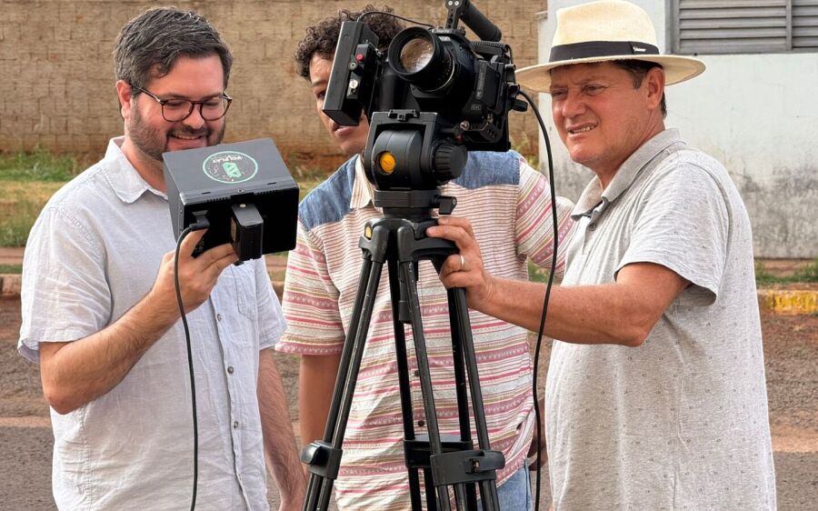 Coxim vira cenário de cinema com gravações do curta 