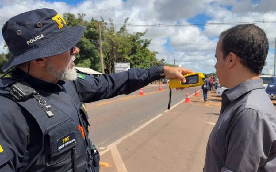 Fiscalização contra álcool ao volante é intensificada em rodovias federais; ação ocorreu na BR-163
