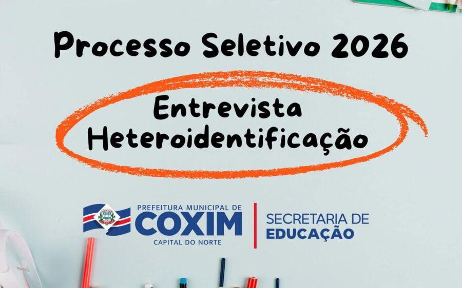 Prefeitura de Coxim convoca candidatos de cotas raciais para procedimento de heteroidentificação 