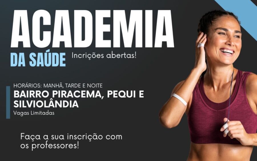 Prefeitura de Coxim abre inscrições para a Academia da Saúde
