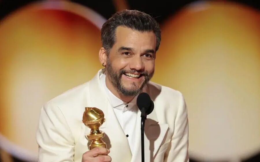 O Agente Secreto faz hist&oacute;ria no Globo de Ouro com dois pr&ecirc;mios