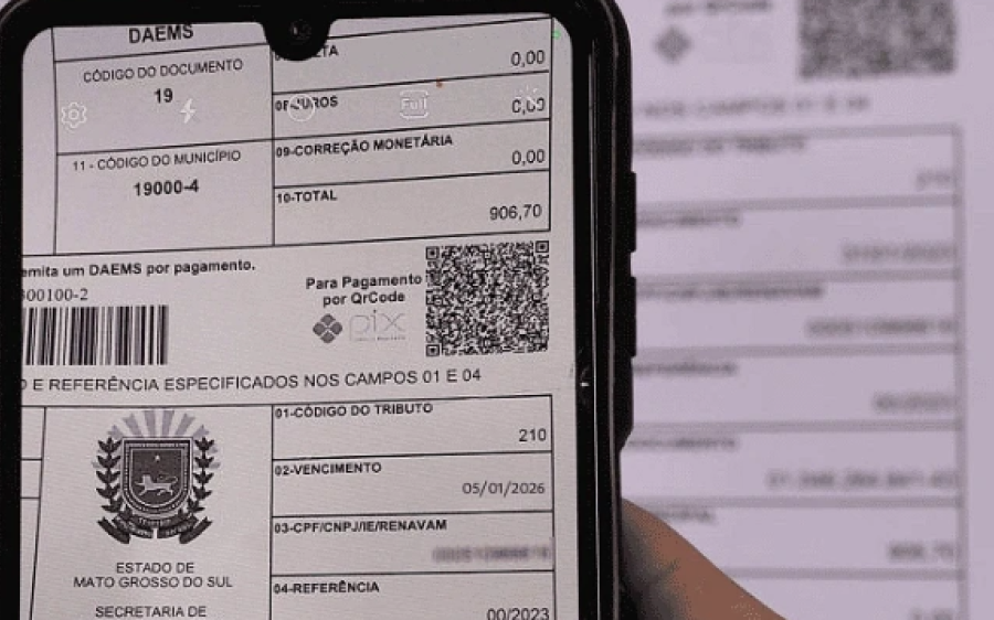 Golpe com sites falsos de IPVA em Mato Grosso do Sul utiliza dados reais e induz pagamento via Pix
