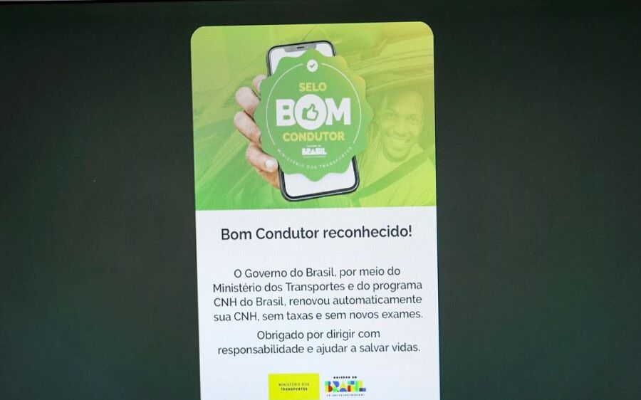 Renovação automática da CNH beneficia mais de 320 mil motoristas e gera economia de R$ 226 milhões