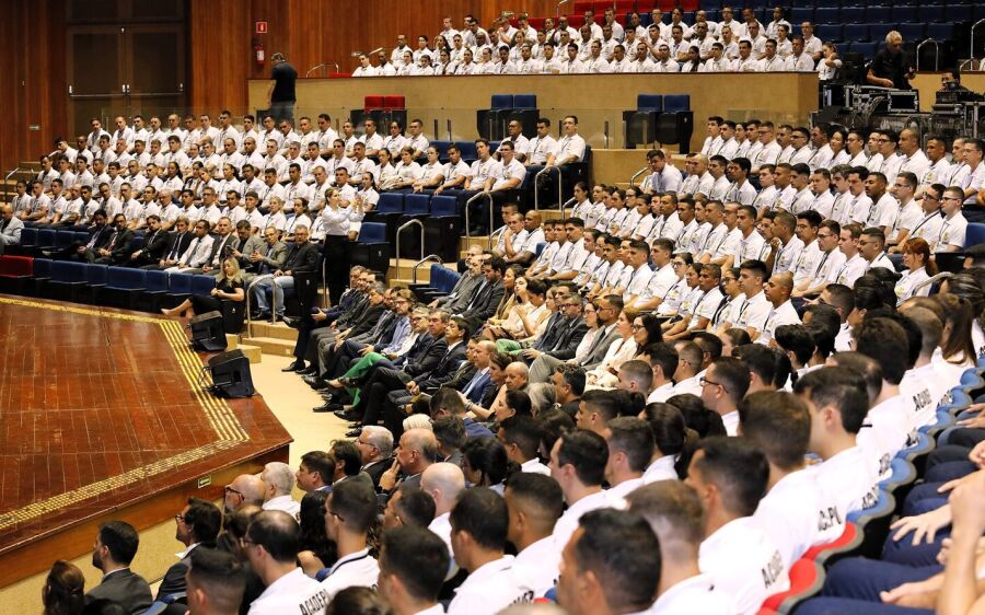 Governador participa de aula inaugural e reforça importância da Polícia Civil em MS
