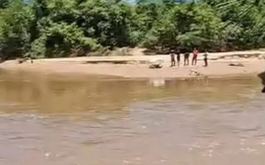 Corpo de rapaz é encontrado às margens do Rio Coxim após ser levado por correnteza