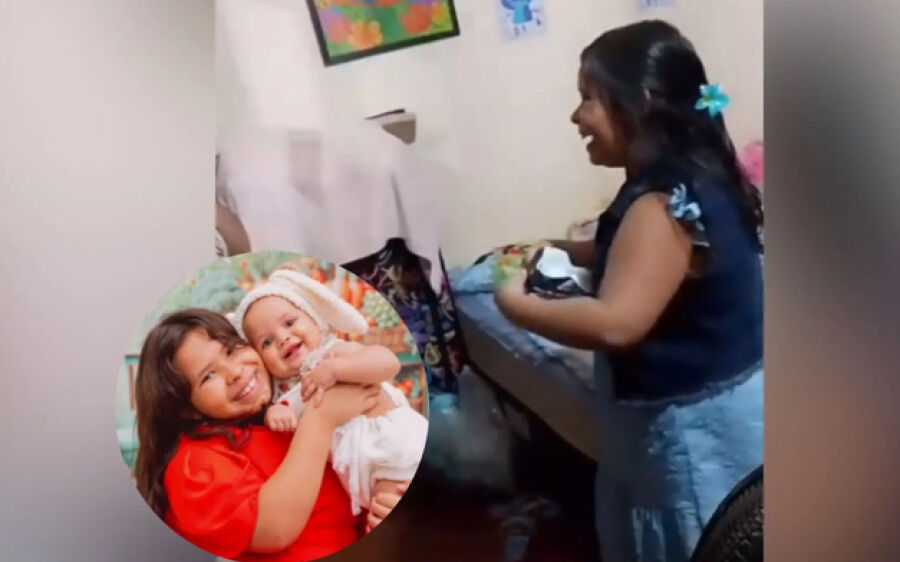 Presente com lembrança de irmã falecida leva menina de 10 anos às lágrimas em MS