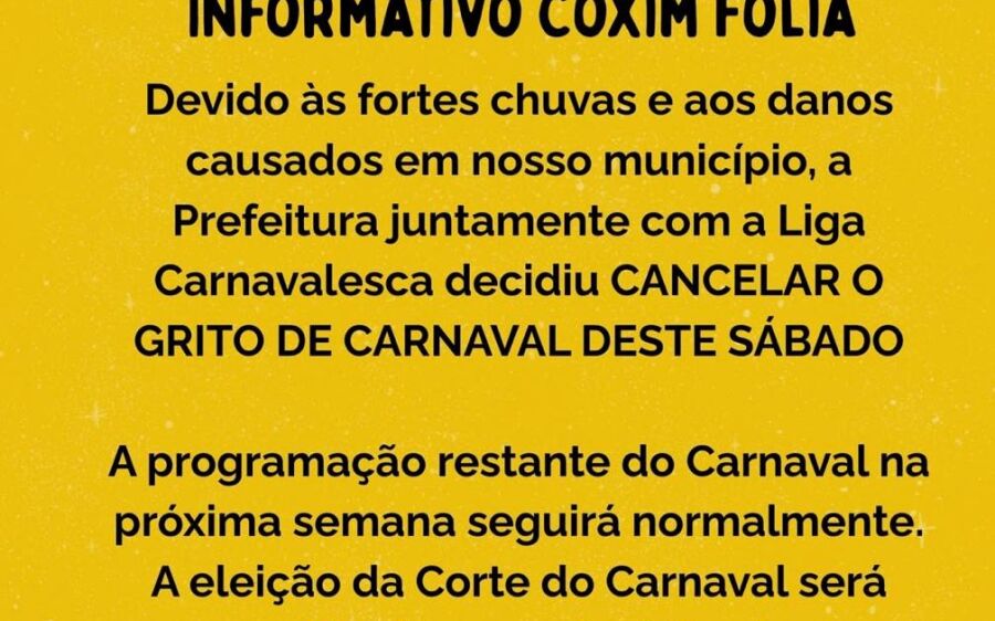 Uma semana histórica e difícil para Coxim: chuvas castigaram a cidade, autoridades mantêm alerta