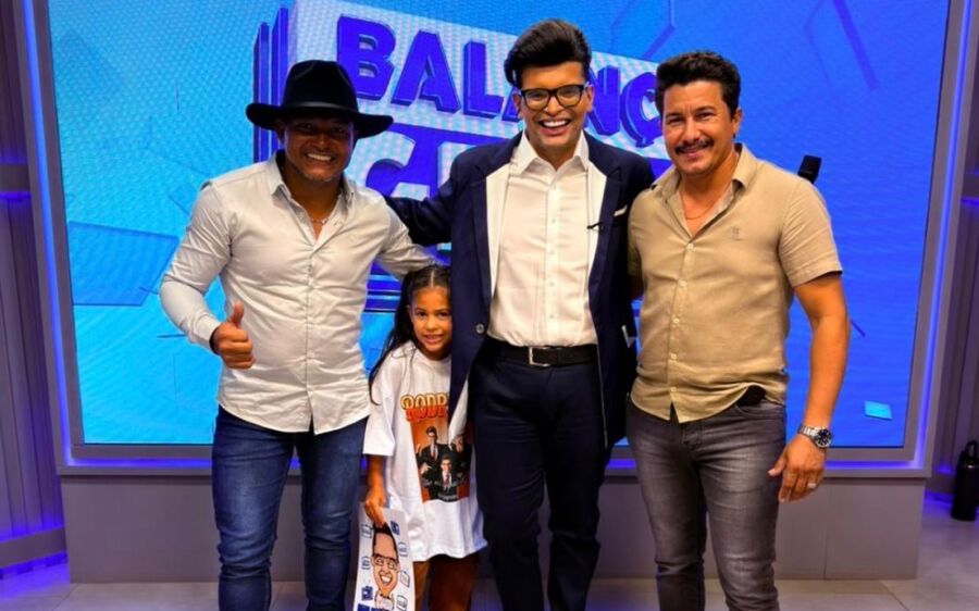 Dupla de Coxim conquista espaço na TV e leva muita música para o Balanço Geral MS