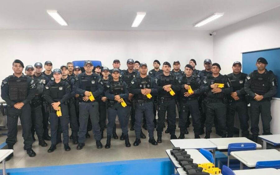 Policiais do 5&ordm; BPM concluem capacitação para uso de dispositivo de menor potencial ofensivo 