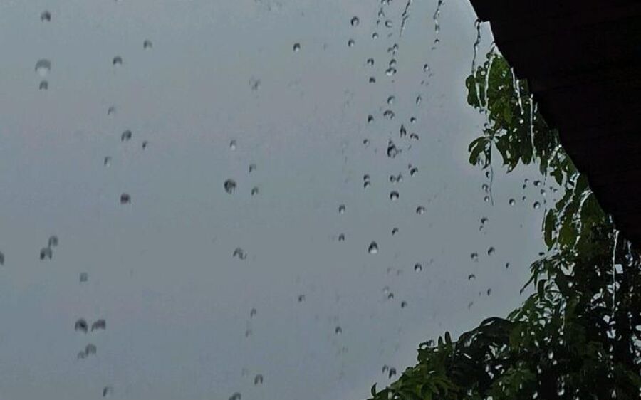 A segunda-feira (23) será de muita chuva durante o dia todo em Coxim