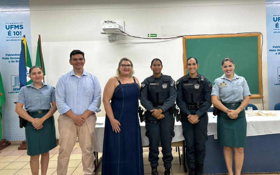 Polícia M. participa de ciclo de debates sobre enfrentamento à violência contra a mulher em Coxim