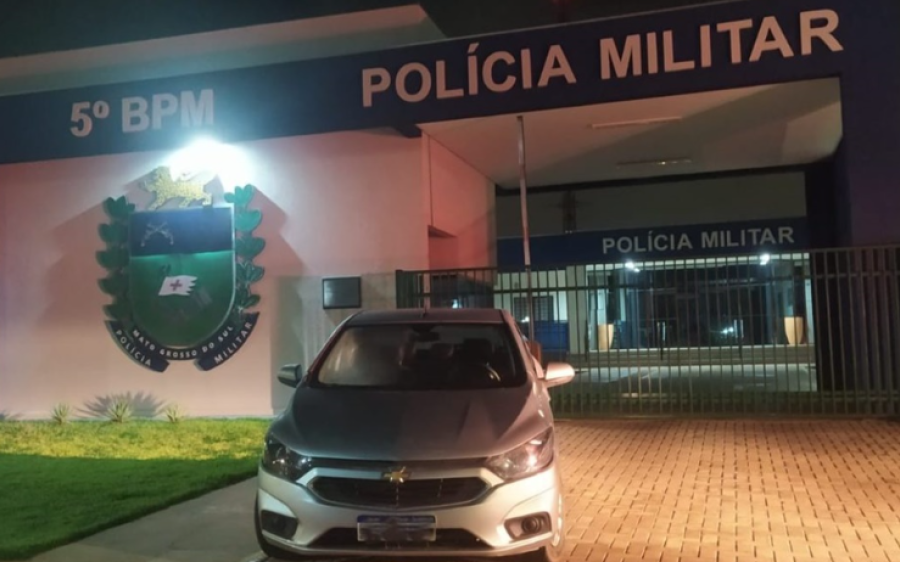 Homem é preso após tentativa de homicídio; PM apreende submetralhadora e recupera carro roubado 