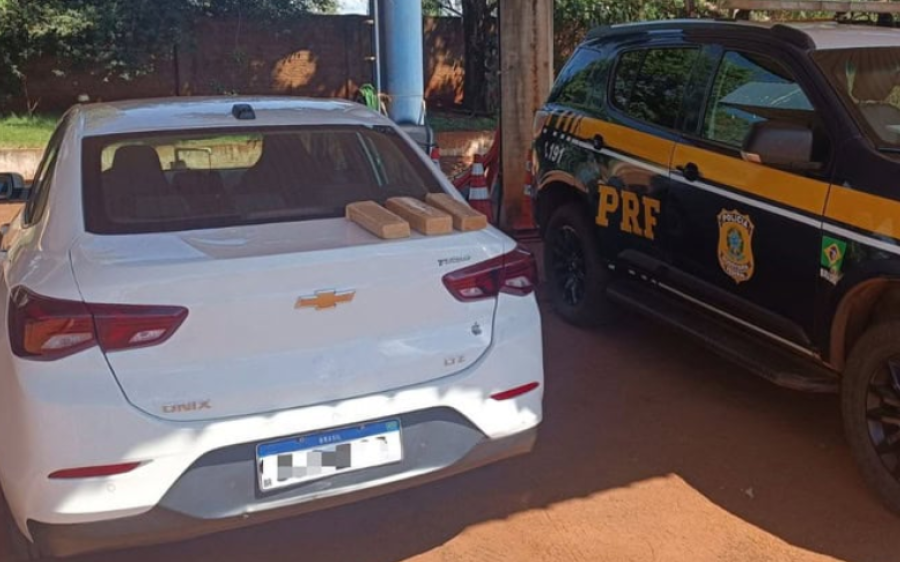 Motorista é preso na BR-163 com droga que seria levada de MS a MG
