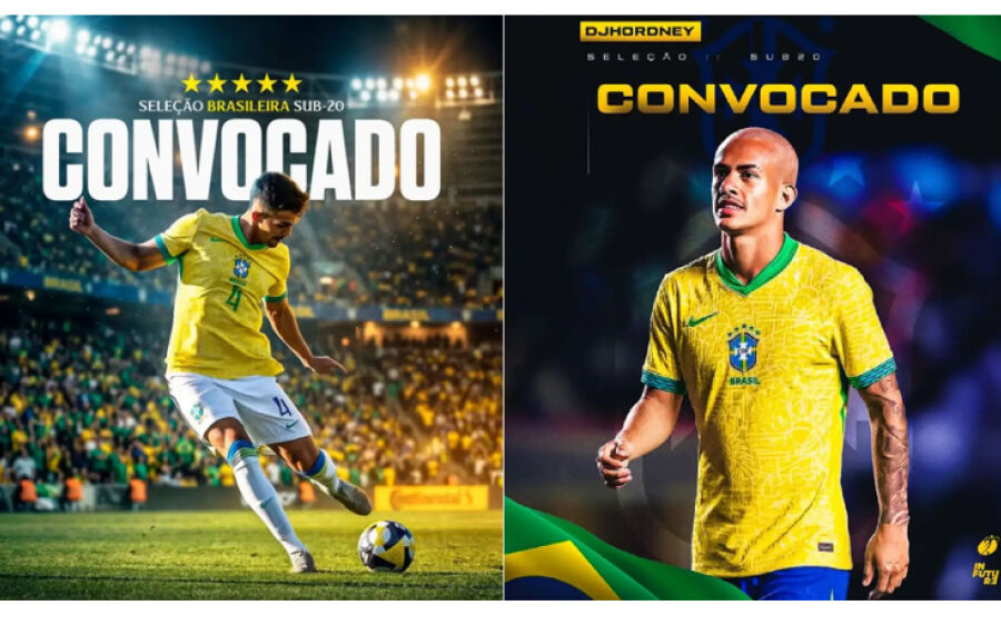 Dois campo-grandenses são convocados para a Seleção Brasileira Sub-20