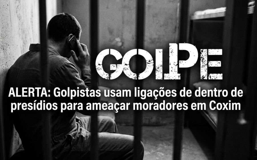 Golpistas usam ligações de dentro de presídios para ameaçar moradores em Coxim