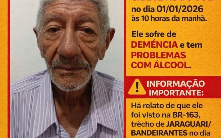 61 dias: Você viu seu Juraci? Coxinense segue desaparecido
