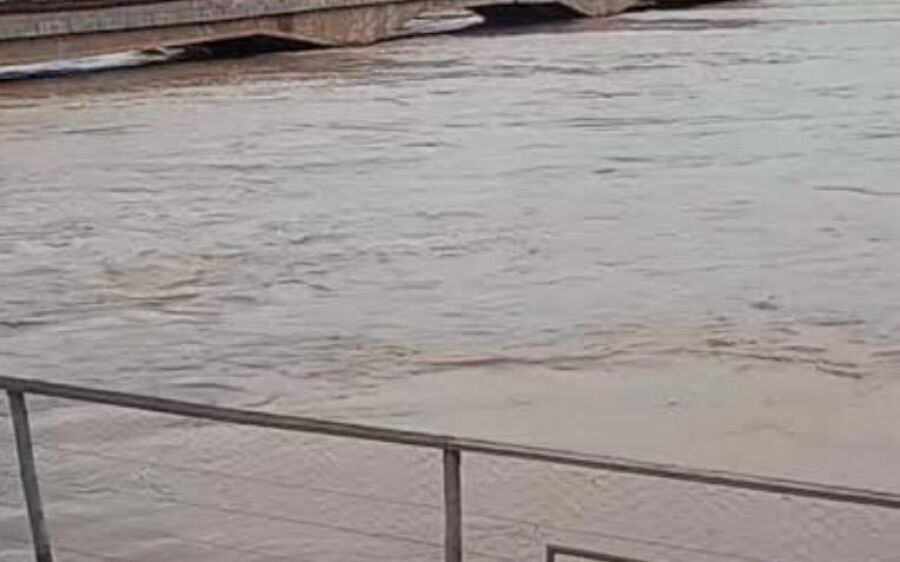 Defesa Civil monitora nível do Rio Taquari após dias de chuva em Coxim