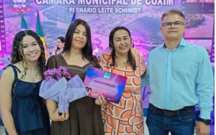 Vereadora Lúcia presidiu sessão na Câmara de Coxim em noite de homenagens e histórias de superação
