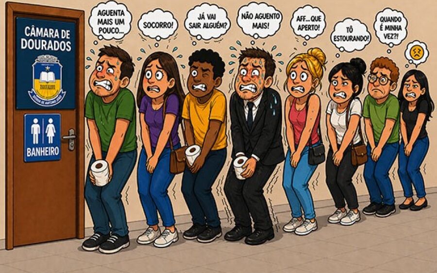 Fazer o ´número 1´ ou o ´número 2´ na Câmara de Dourados é um aperto
